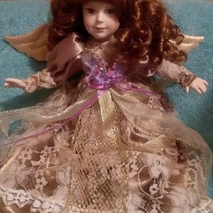Porcelain Angel Collectible Doll